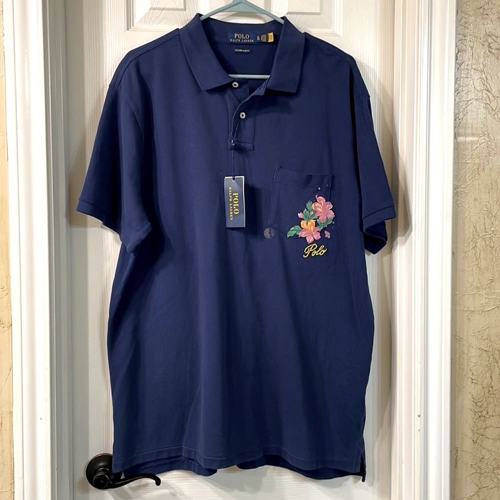 NWT Polo Ralph Lauren
Custom Slim Fit Floral Mesh Polo Shirt - Picture 4 of 8